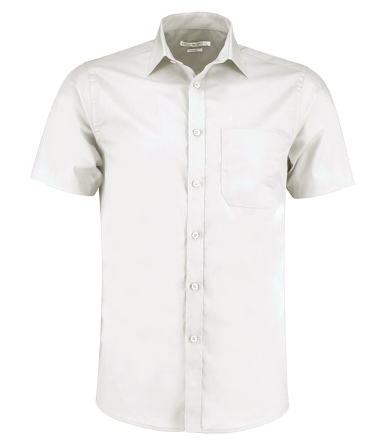 Short Sleeve Tailored Poplin Shirt - KUSTOM KIT K141