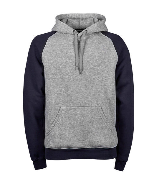 Two Tone Raglan Hooded Sweatshirt - TEE JAYS T5432