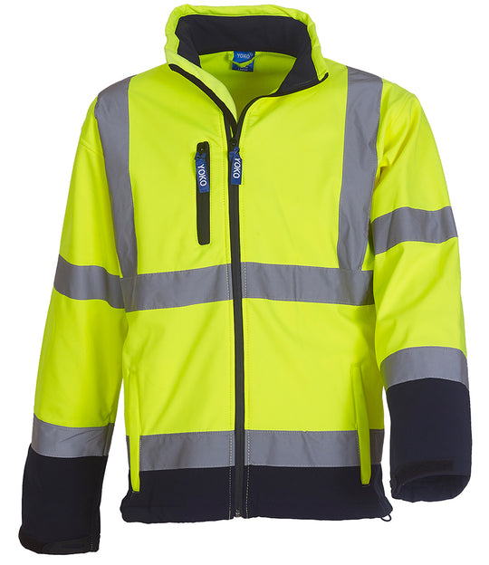 Hi-Vis Soft Shell Jacket - YOKO YK206